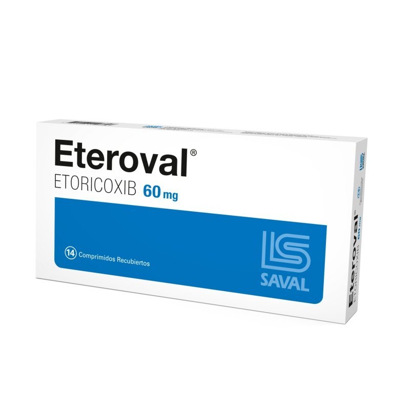 Eteroval 60 Mg Caja X 14 Comp. Rec.