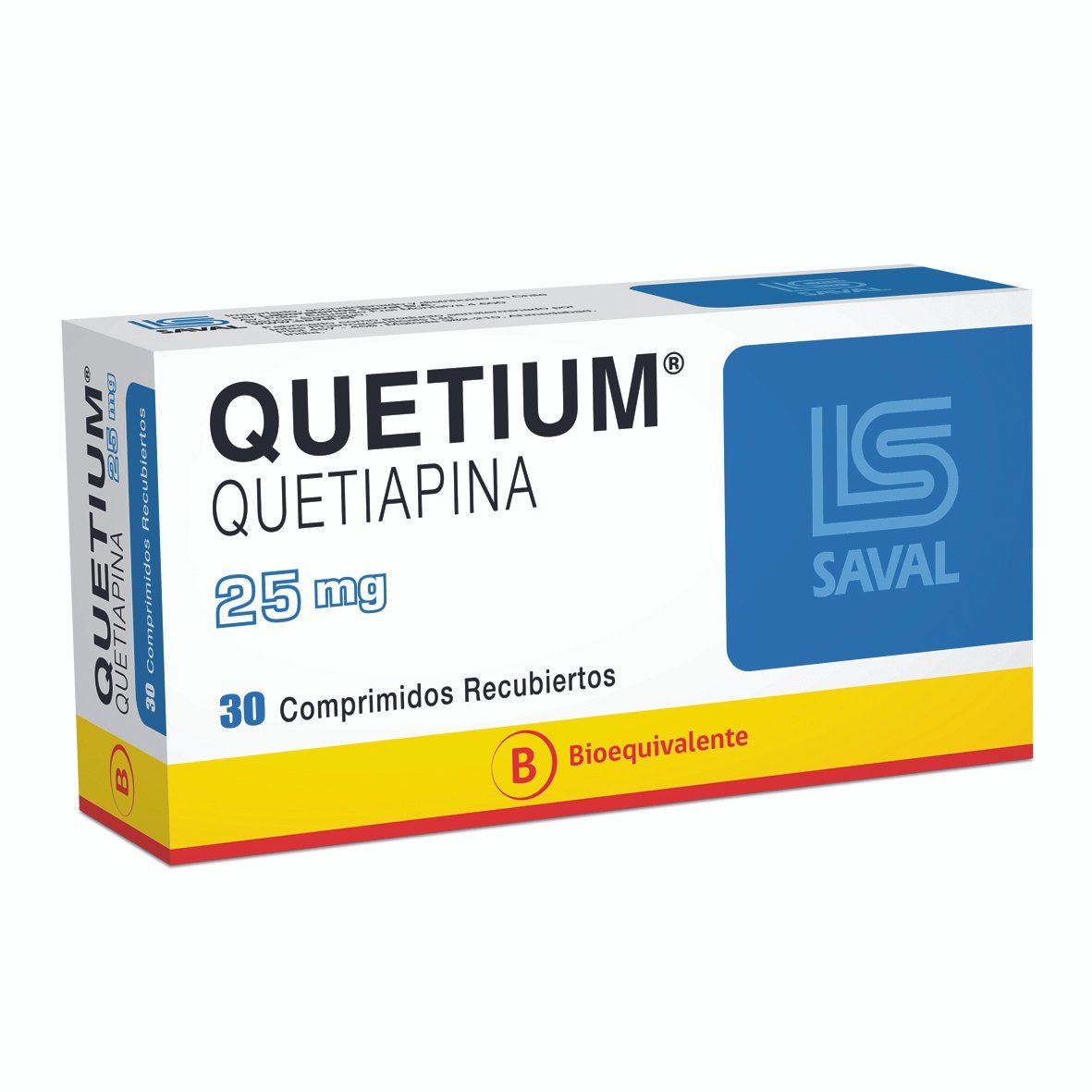 Quetium 25mg X 30 Comp. Rec.