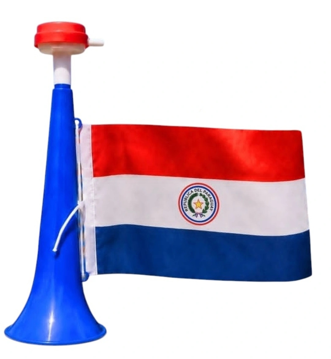 Corneta C/ Banderita Paraguay 2026