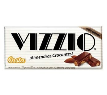 Vizzio Tableta de Chocolate C/ Almendras X 120gr.