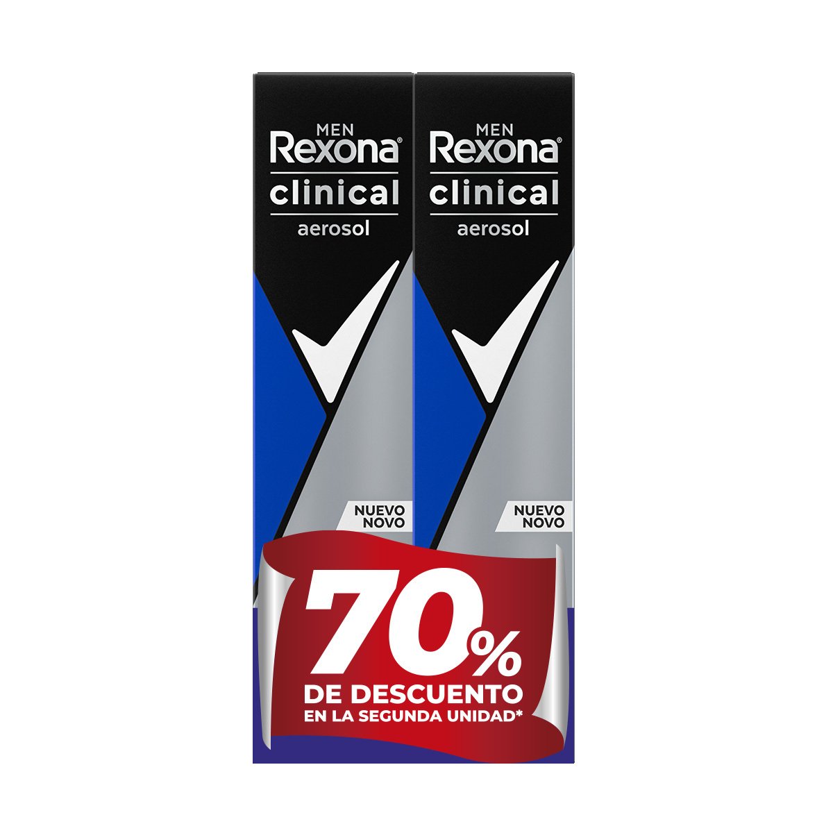 Rexona Deo Men Spray Clinical 2° 70% Des