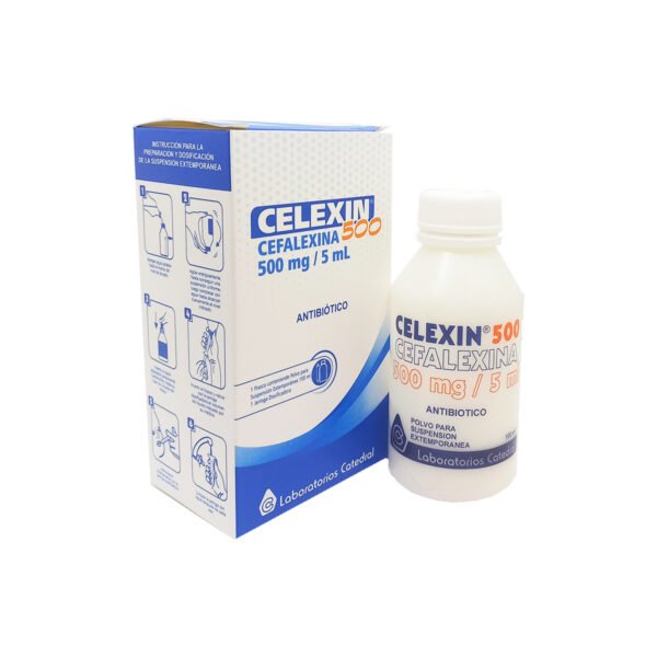 Celexin 500 Mg. Susp. Fco. X 100 Ml.