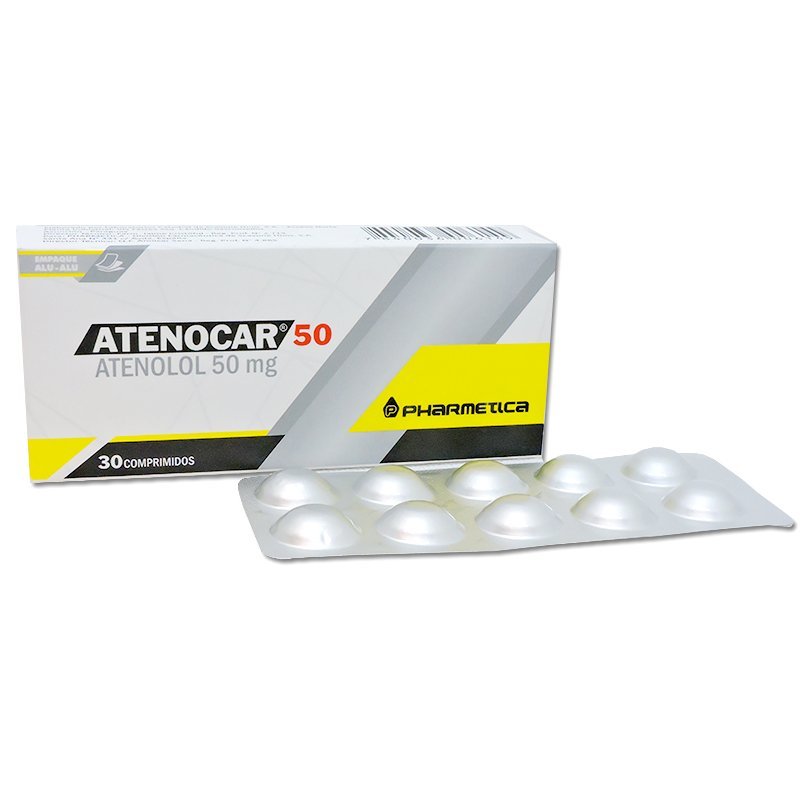 Atenocar 50 Mg. Caja X 30 Comp.