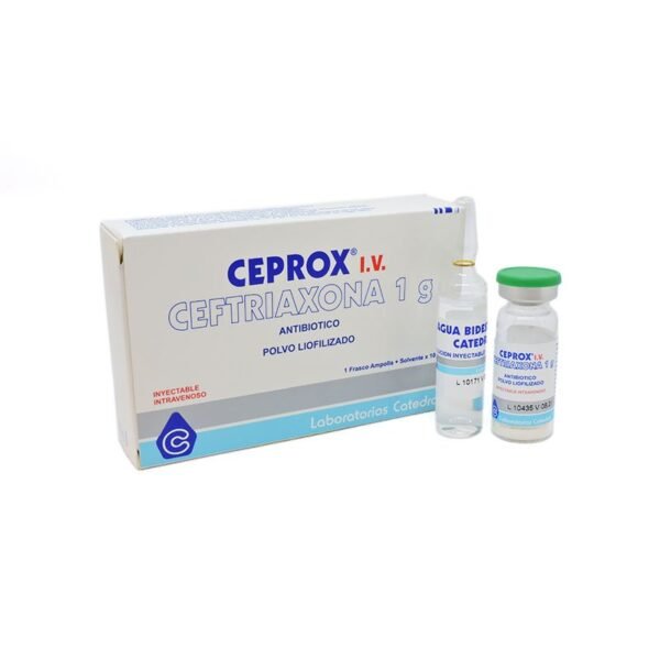 Ceprox 1gr. Fco. Amp+Solv. I.V.
