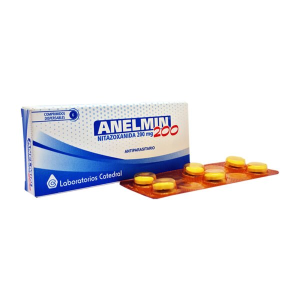 Anelmin 200 Mg. Caja X 6 Comp.Rec.