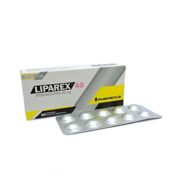 Liparex 40 Mg. Caja X 30 Comp.Rec.