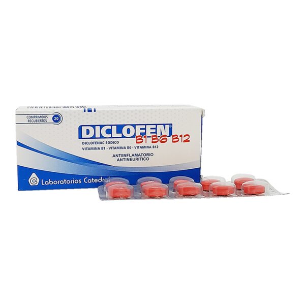 Diclofen B1 B6 B12 Caja X 20 Comp