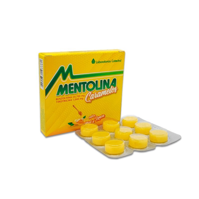 Mentolina Miel Y Limon Caramelos X 9 Un