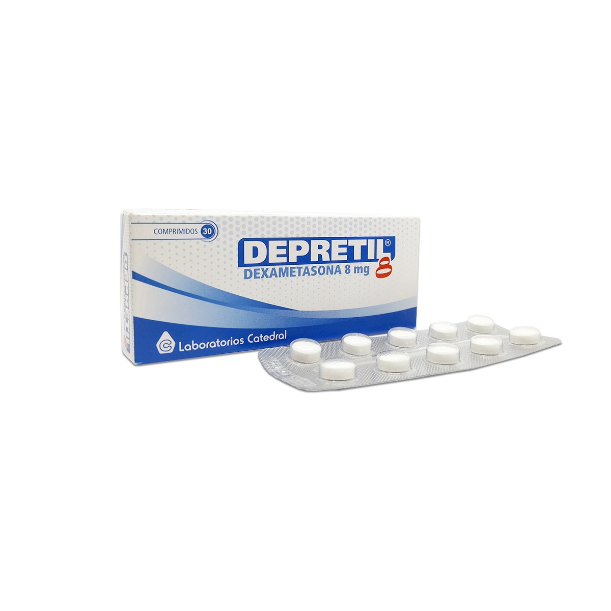 Depretil 8 Mg Caja X 30 Comp.