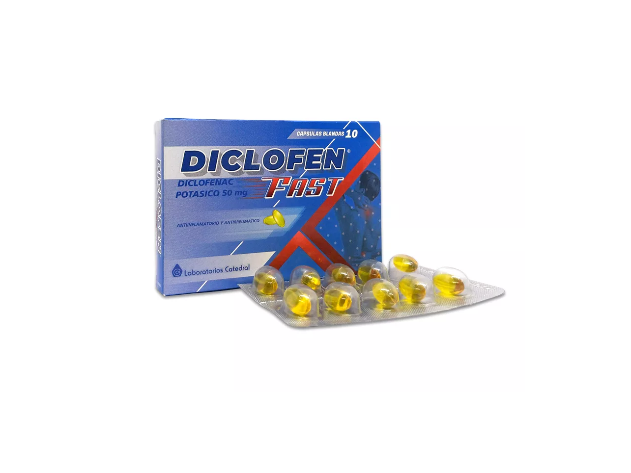 Diclofen Fast 50 Mg Caja X 10  Caps.Bl.