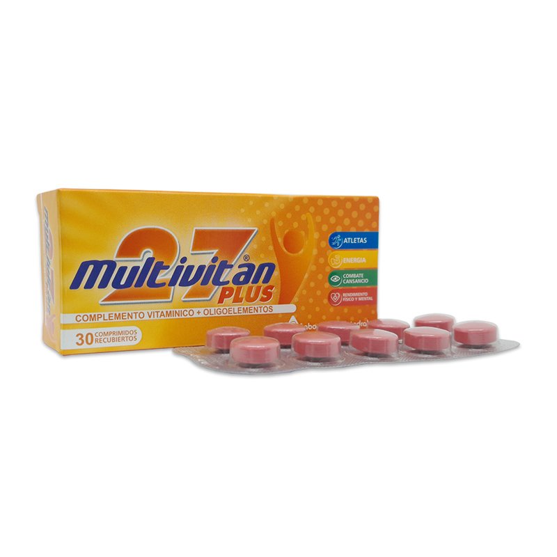 Multivitan 27 Plus Caja X 30 Comp. Rec.
