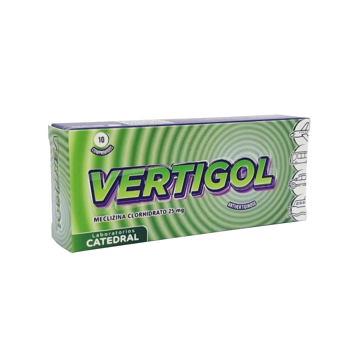 Vertigol 25 Mg Caja X 10 Comp.