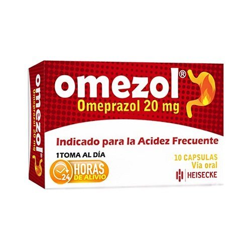 Omezol 20 Mg. Caja X 10 Caps.