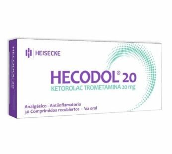 Hecodol 20 Mg Caja X 30 Comp. Recub.