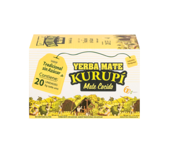 Kurupi Mate Cocido S/ Azucar X 20 Sobres