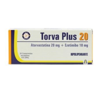 Torva Plus 20 Mg. Caja X 30 Comp.