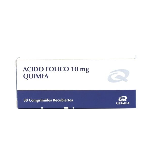 Acido Folico Quimfa 10 Mg. Caja X 30 C