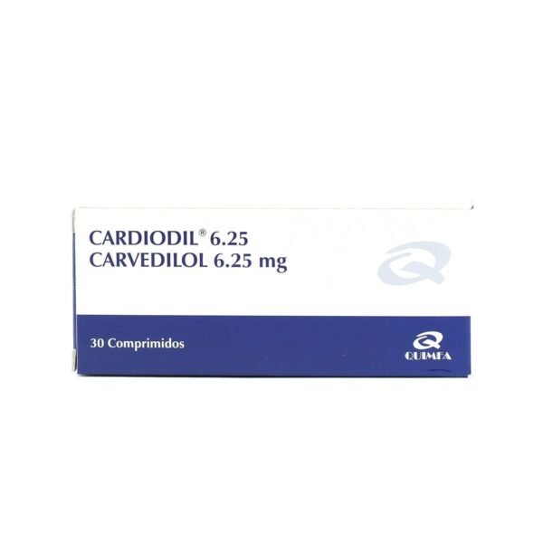 Cardiodil 6.25 Mg. Caja X 30 C