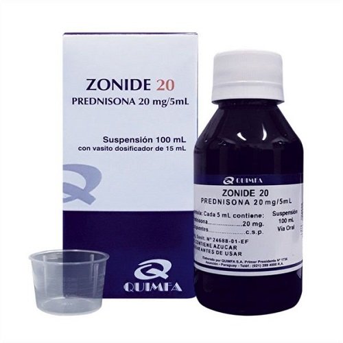 Zonide 20 Mg Suspensión X 100 Ml