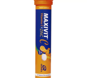 Maxivit C 1000mg C/ Zinc Tubo X 20 Tab.