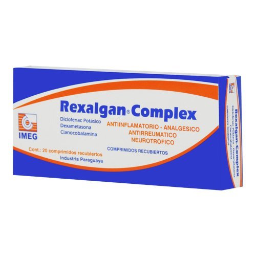 Rexalgan Complex Caja X 20 Com
