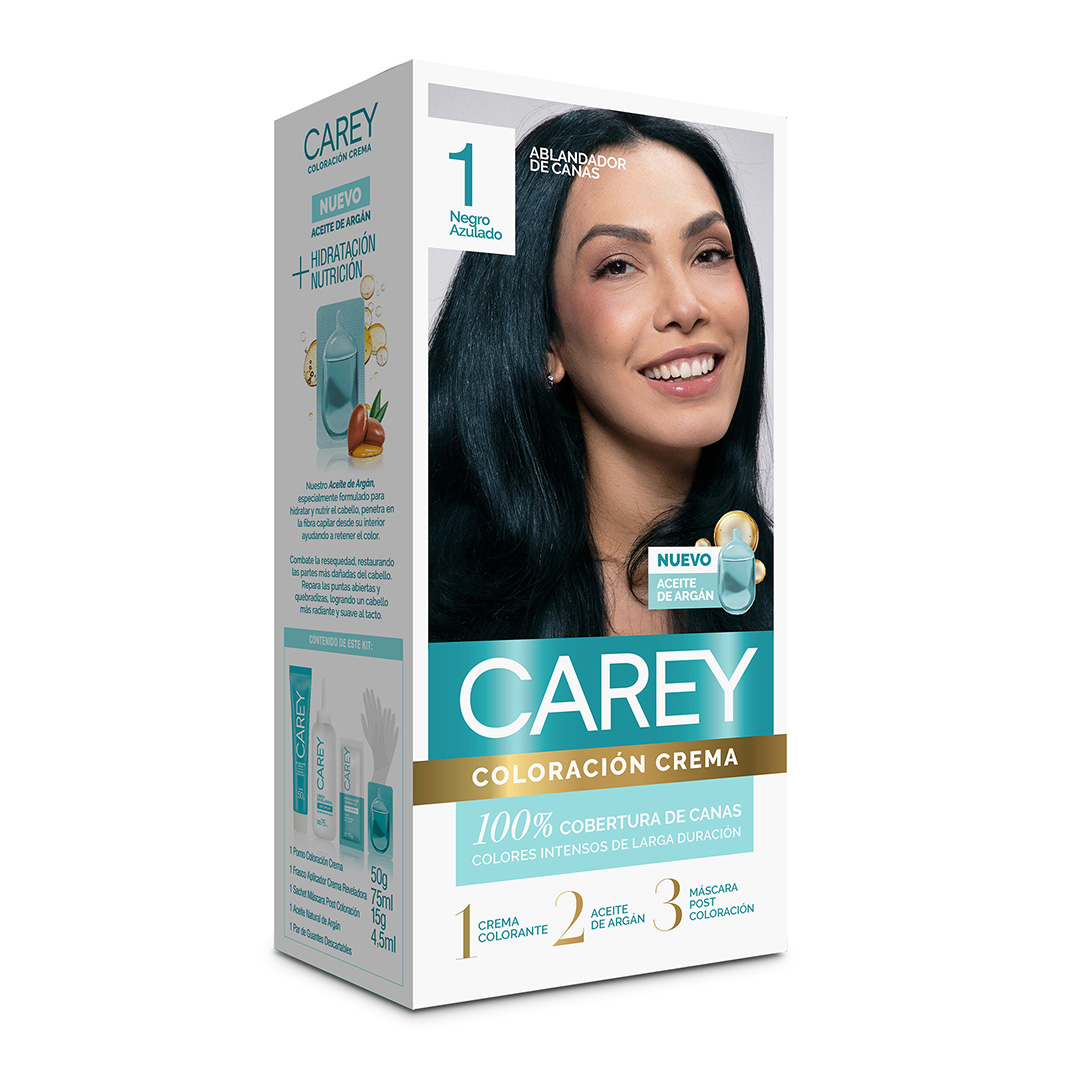 Carey Coloracion Cr. Negro Azulado 1