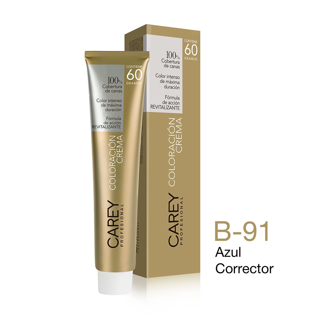 Carey Coloracion Azul Corrector Nº B-91