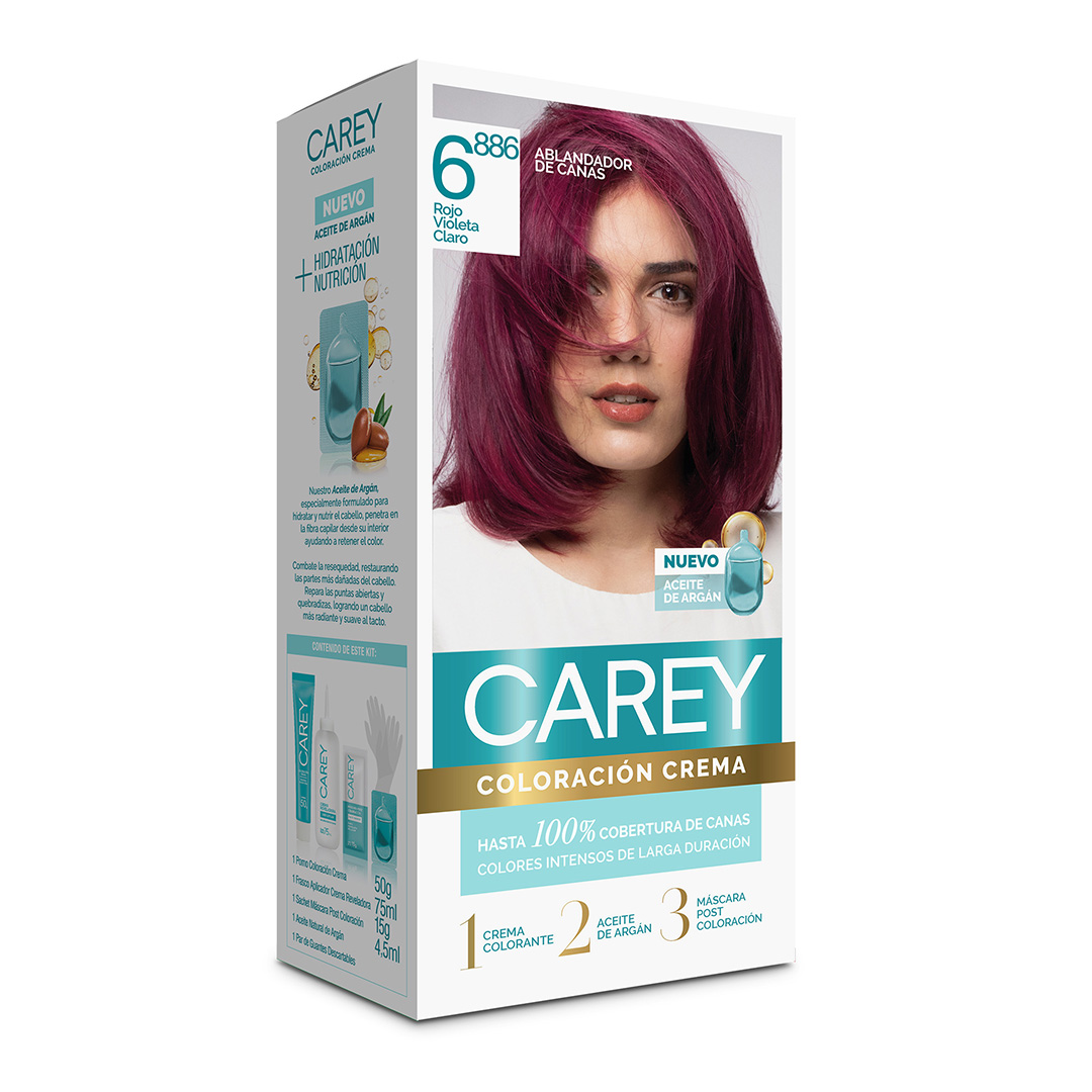 Carey Kit Rub.Osc Super Vio.Rojo Nº6.886