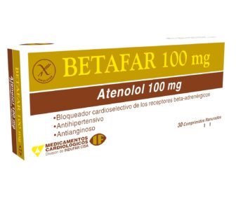 Betafar 100 Mg Caja X 30 Comp.