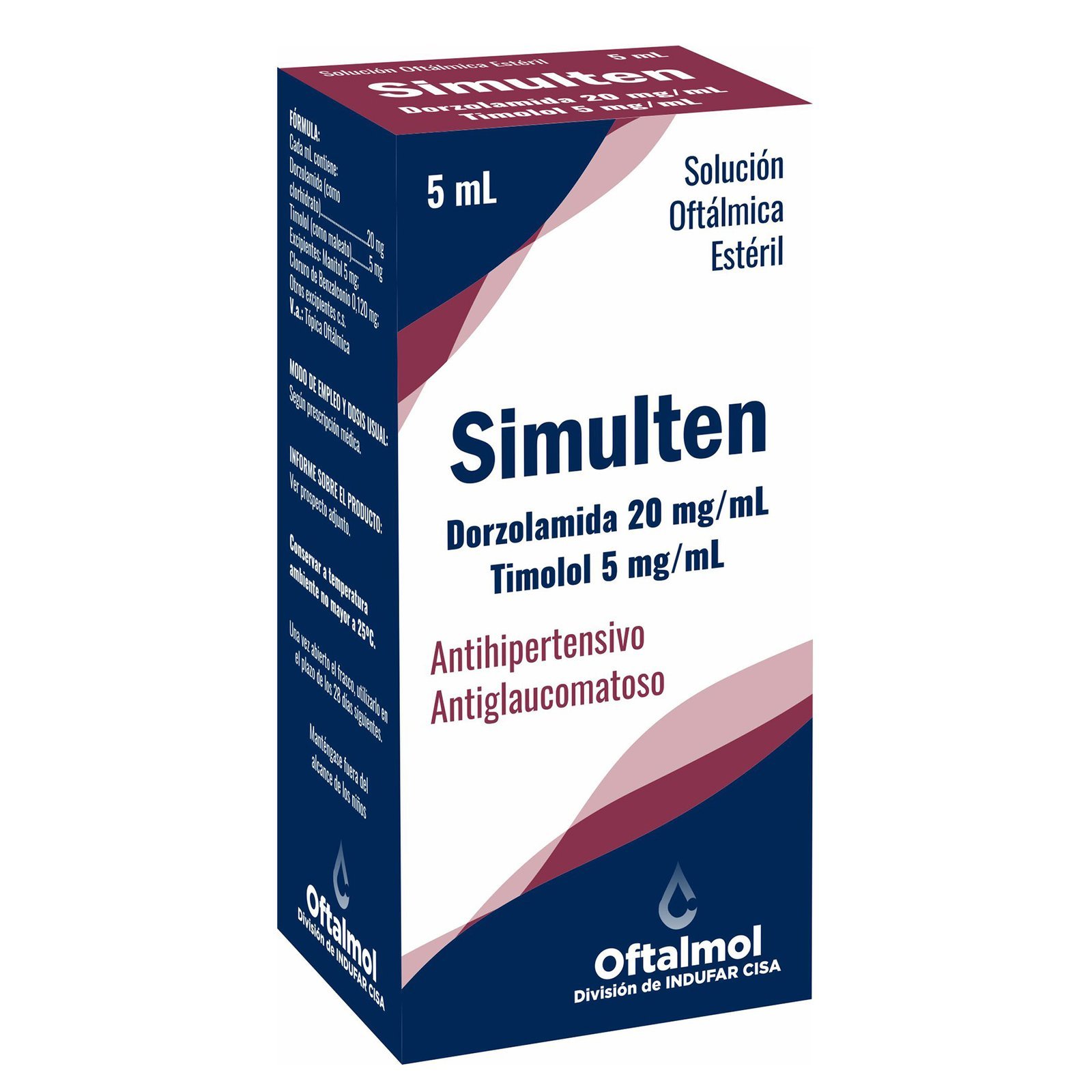 Simulten Sol. Oftálmica X 5ml