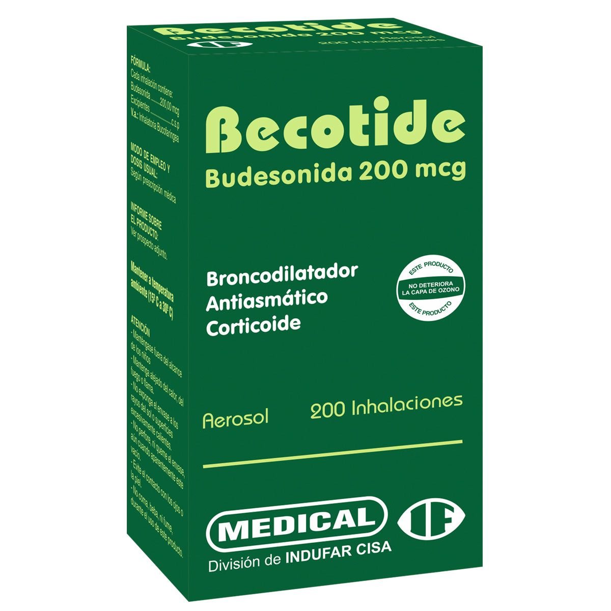 Becotide Aerosol 200mcg Fco. X 200 Dosis