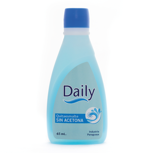 Daily Quita Esmalte Celeste X 60 Ml.