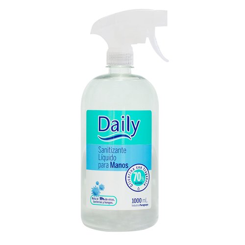 Daily Sanitizante P/Manos X 1000 T Rosca