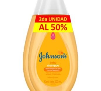 Johnson’s Baby Clásico Shampoo X 200ml. Descuento 50% En La 2º Unidad.