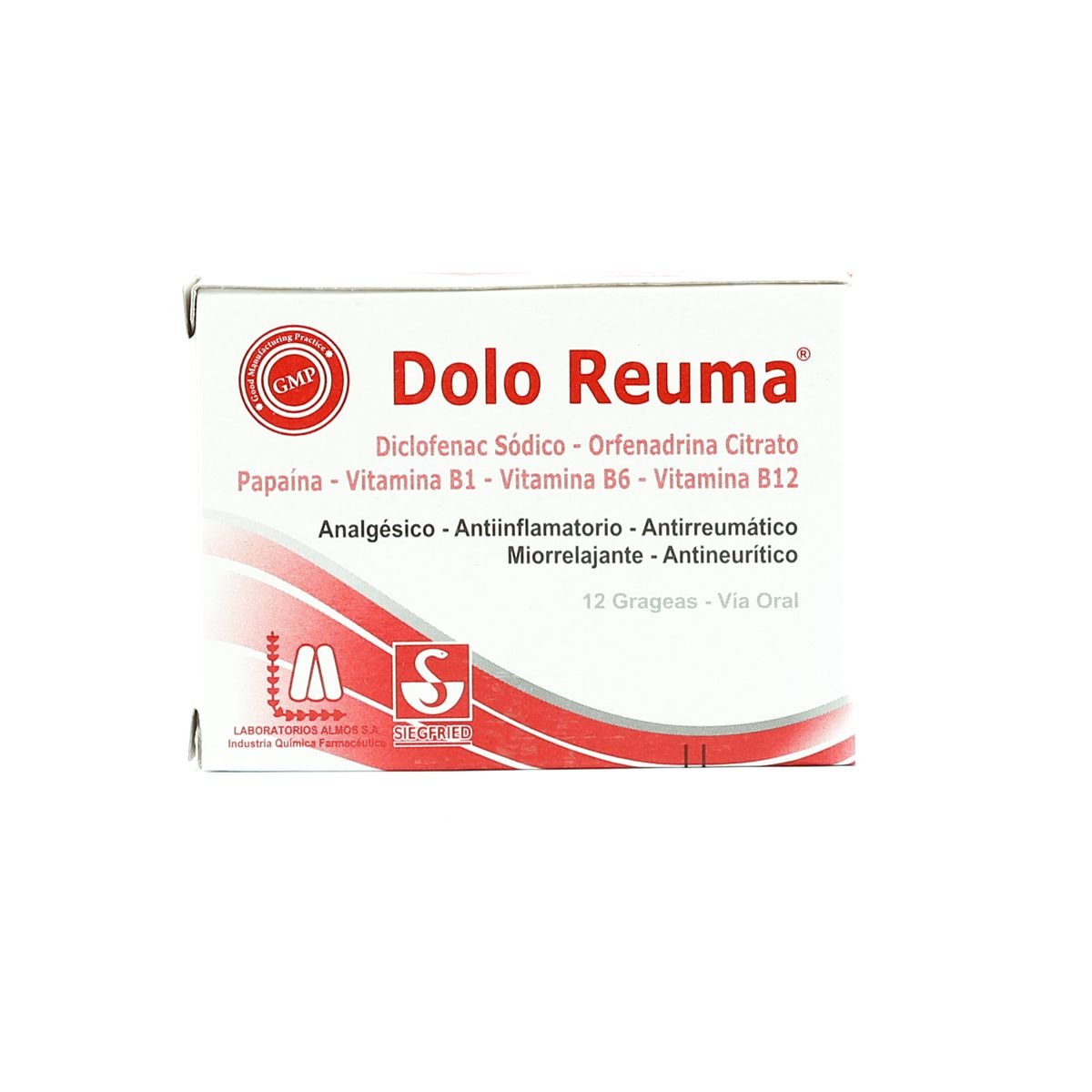 Dolo Reuma Caja X 12 Grageas