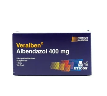 Veralben 400 Mg Caja X 5 Ampollas Bebibles