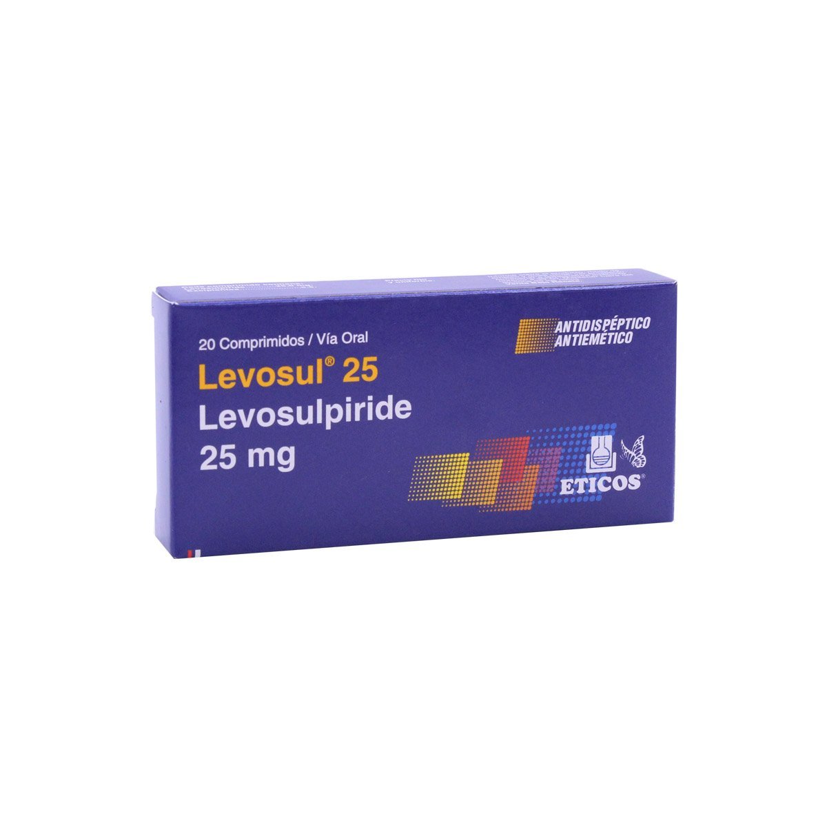 Levosul 25 Mg. Caja X 20 Comp.