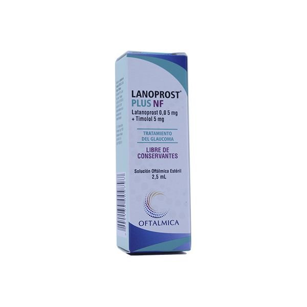 Lanoprost Plus Solución Oftálmica X 2.5 Ml.