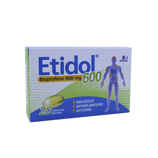 Etidol 600 Mg Caja X 20 Caps.