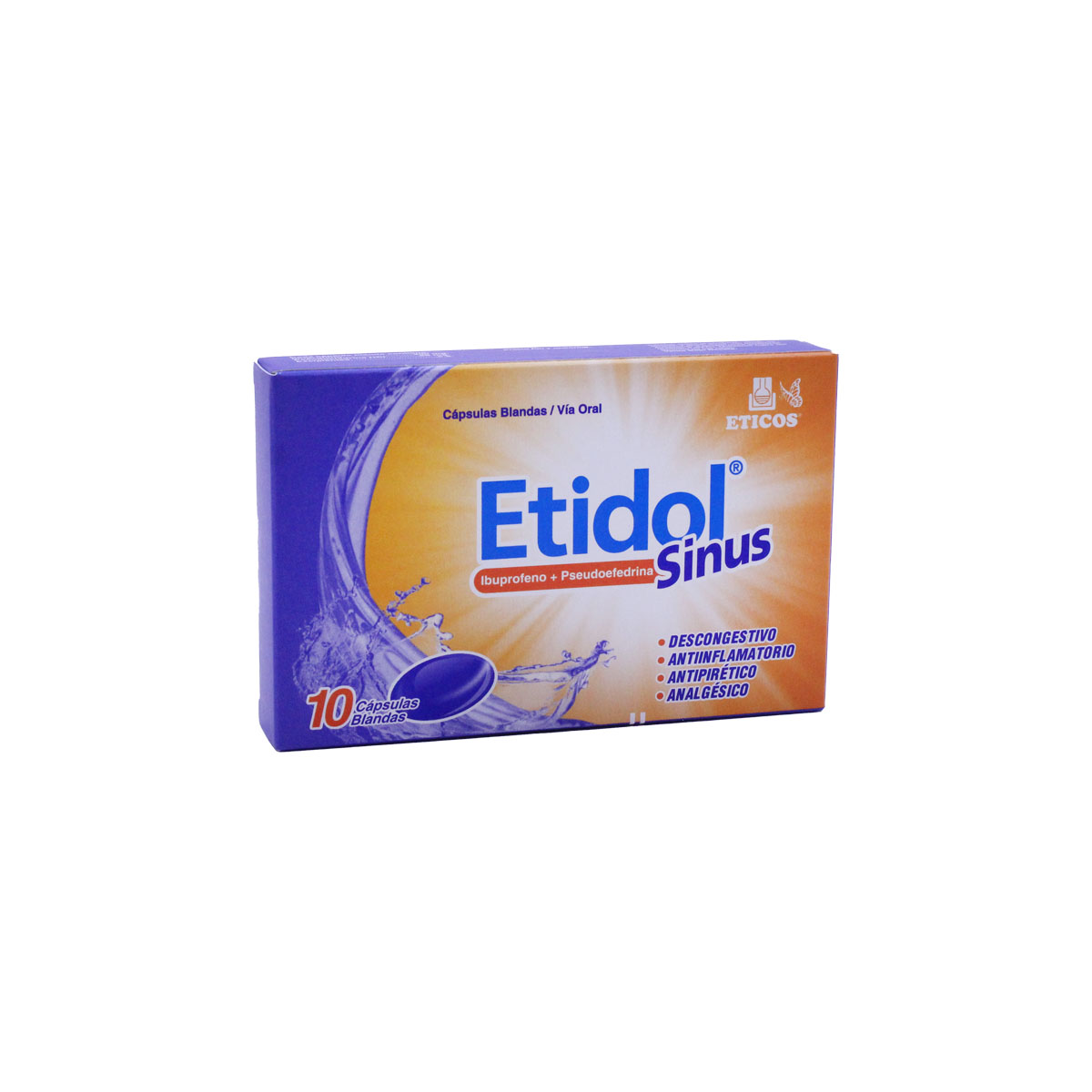 Etidol Sinus Caja X 10 Caps.