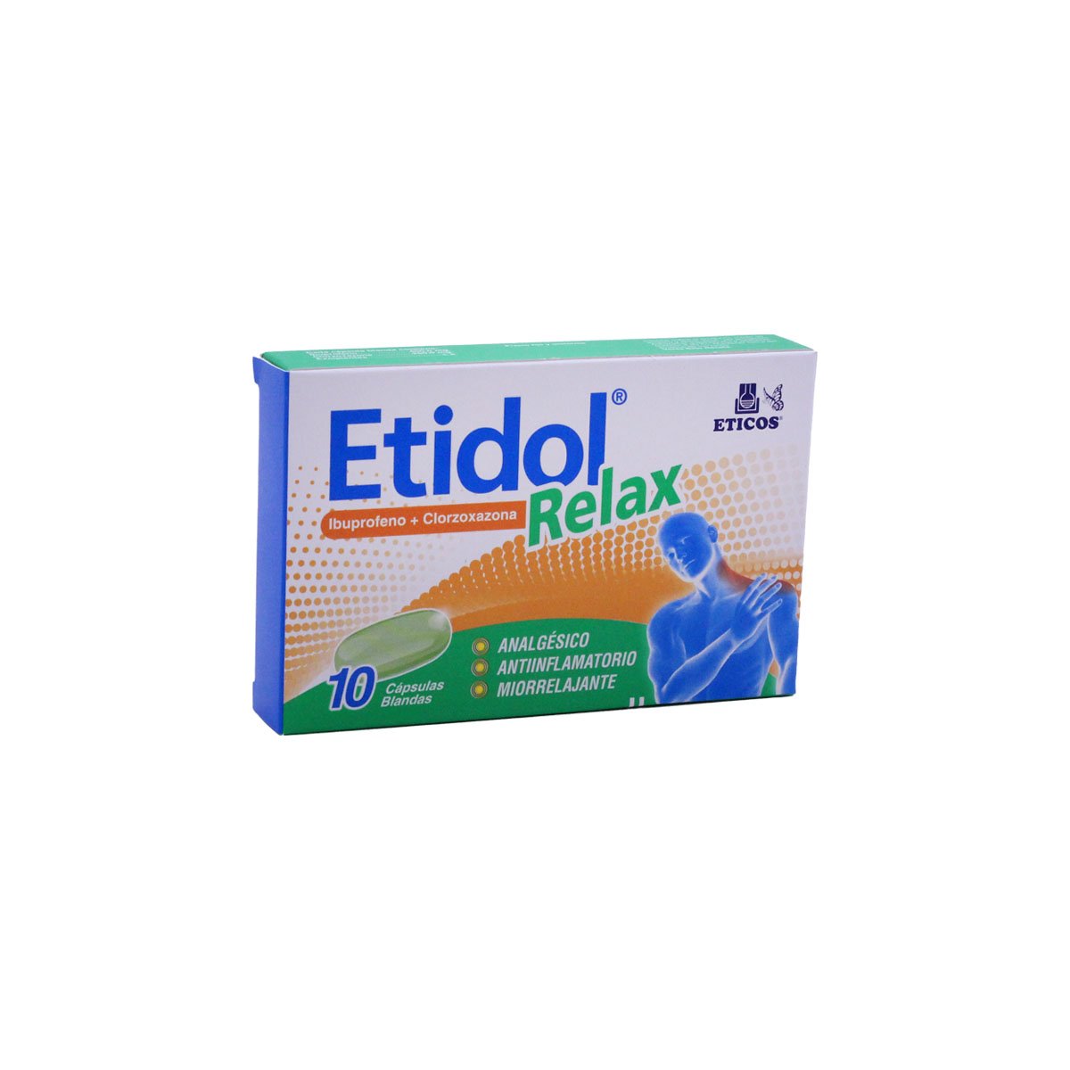 Etidol Relax Caja X 10 Caps. Blandas