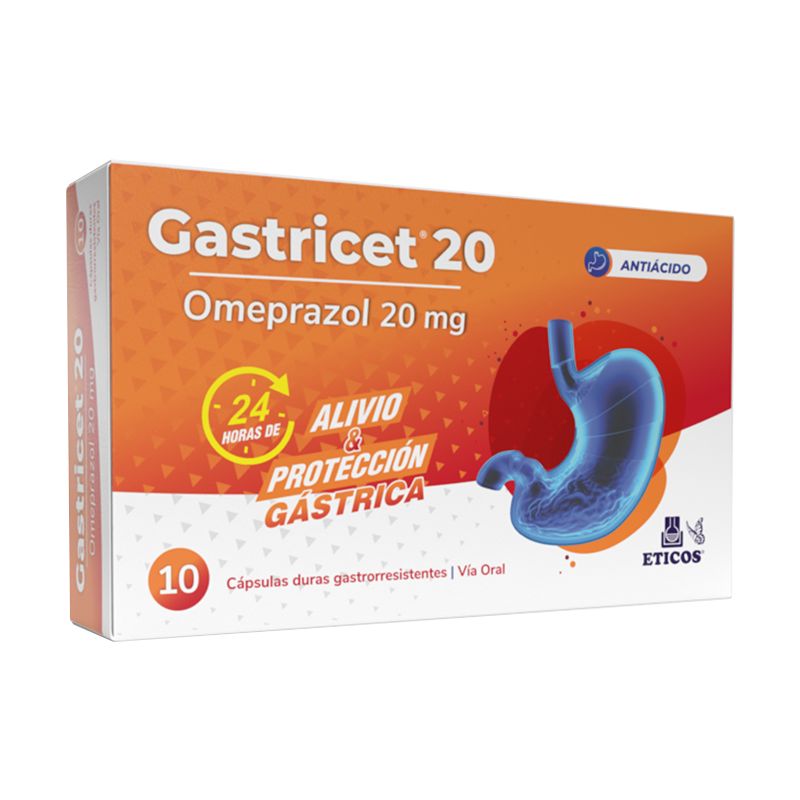 Gastricet 20 Mg. Caja X 10 Caps.