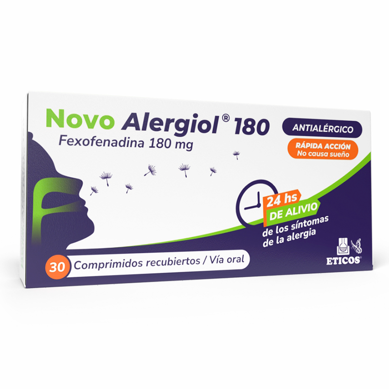 Novo Alergiol 180 Caja X 30 Comp. Rec.