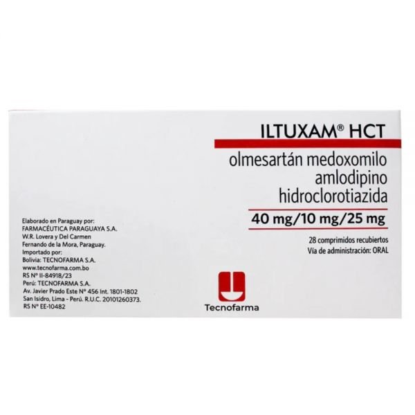 Iltuxam 40/10 Hct 25 Caja X 28 Comp.