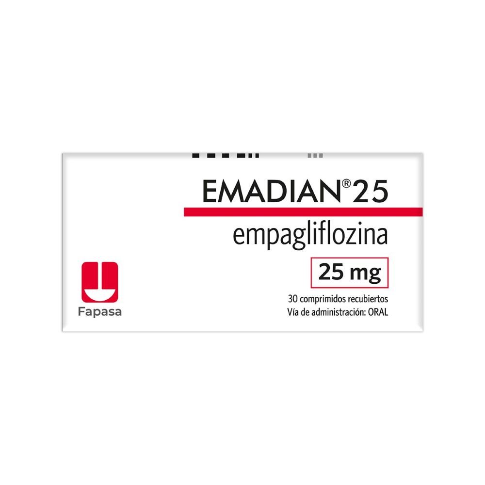 Emadian 25 Mg. Caja X 30 Compr.