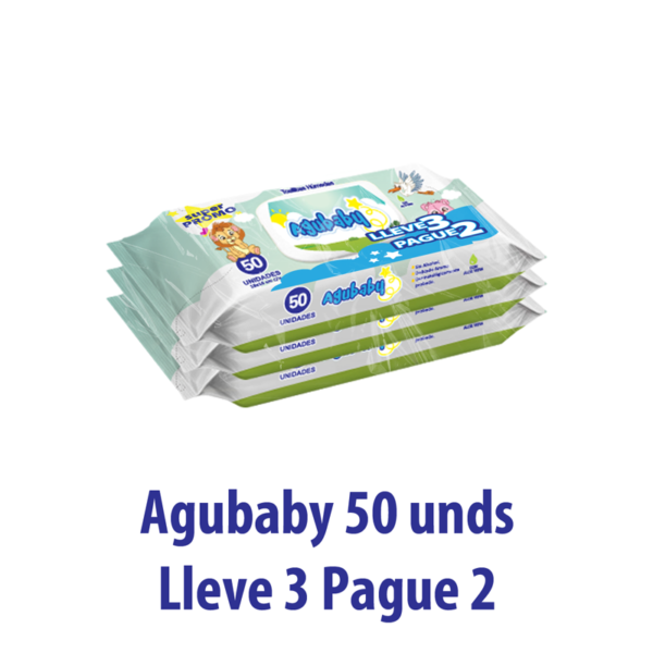 Agubaby Toallita Humeda 3 X 2.
