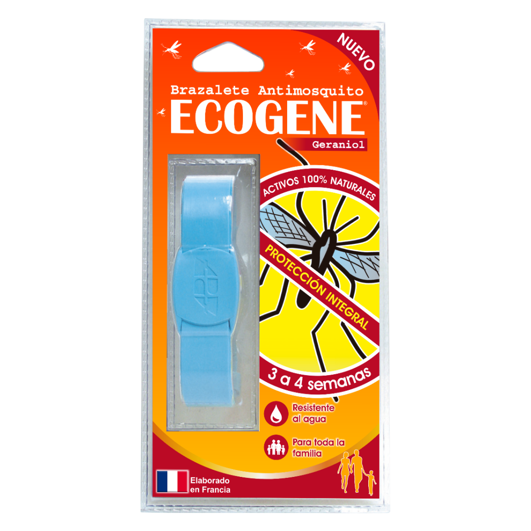 Ecogene Brazalete Antimosq. Celeste