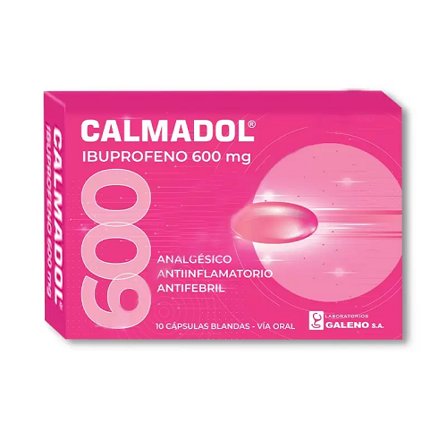 Calmadol 600 Mg Caja X 10 Caps. Bl