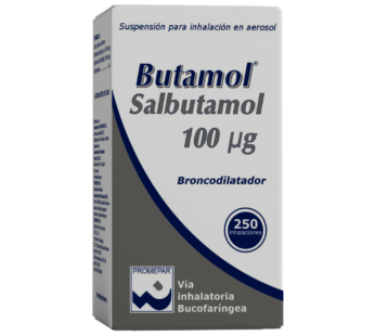 Butamol Aerosol Inhalante Fco. X 250 Dos