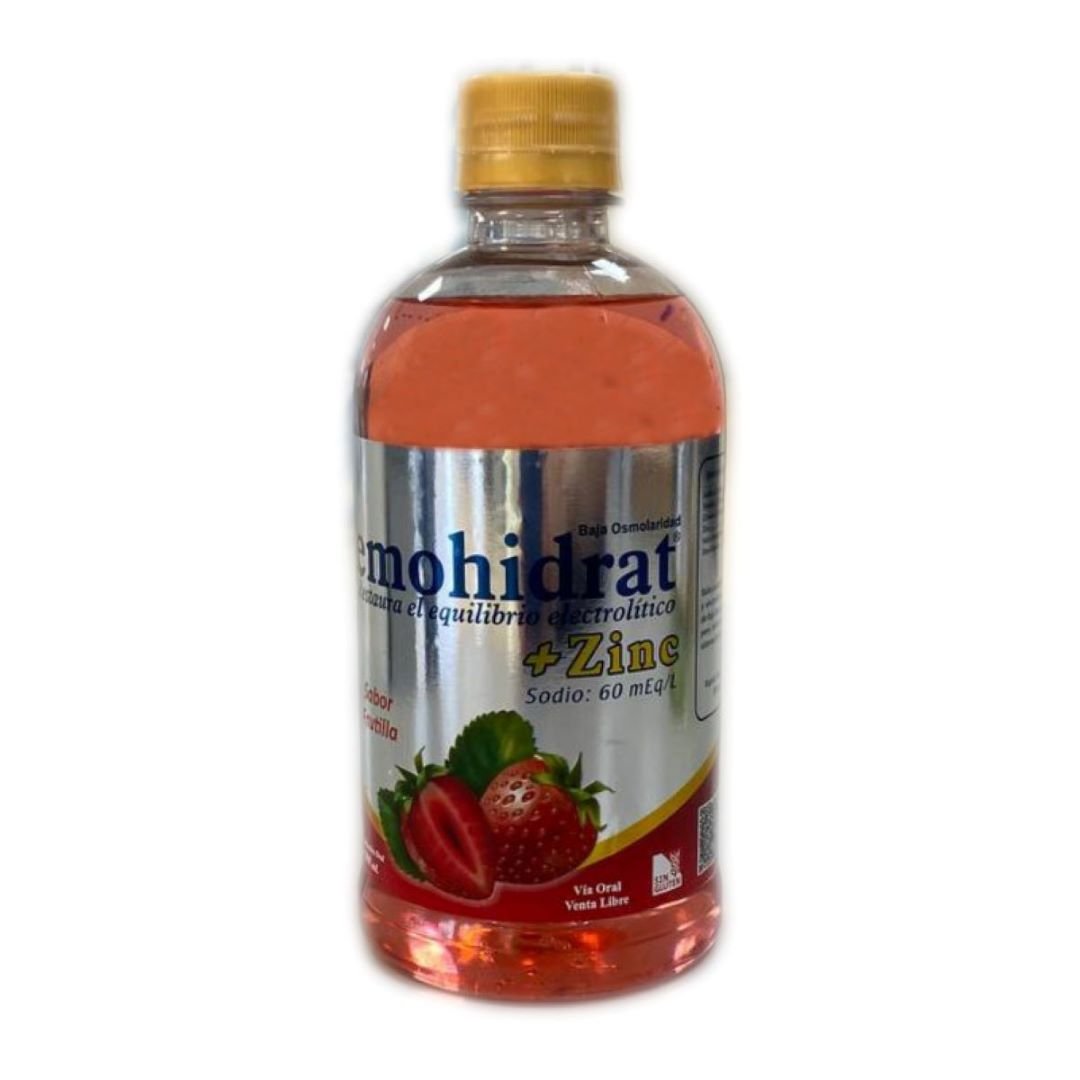Hemohidrat + Zinc Frutilla X 500 Ml.